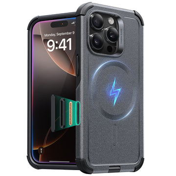 iPhone 16 Pro Cyber Tough Magnetic Case (Camera Control) - Grey ESR ESR