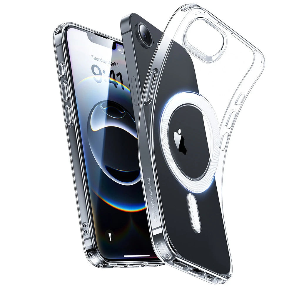 Clear Premium MagSafe Case for iPhone 16e | ESR Clear Premium MagSafe Case for iPhone 16e | ESR