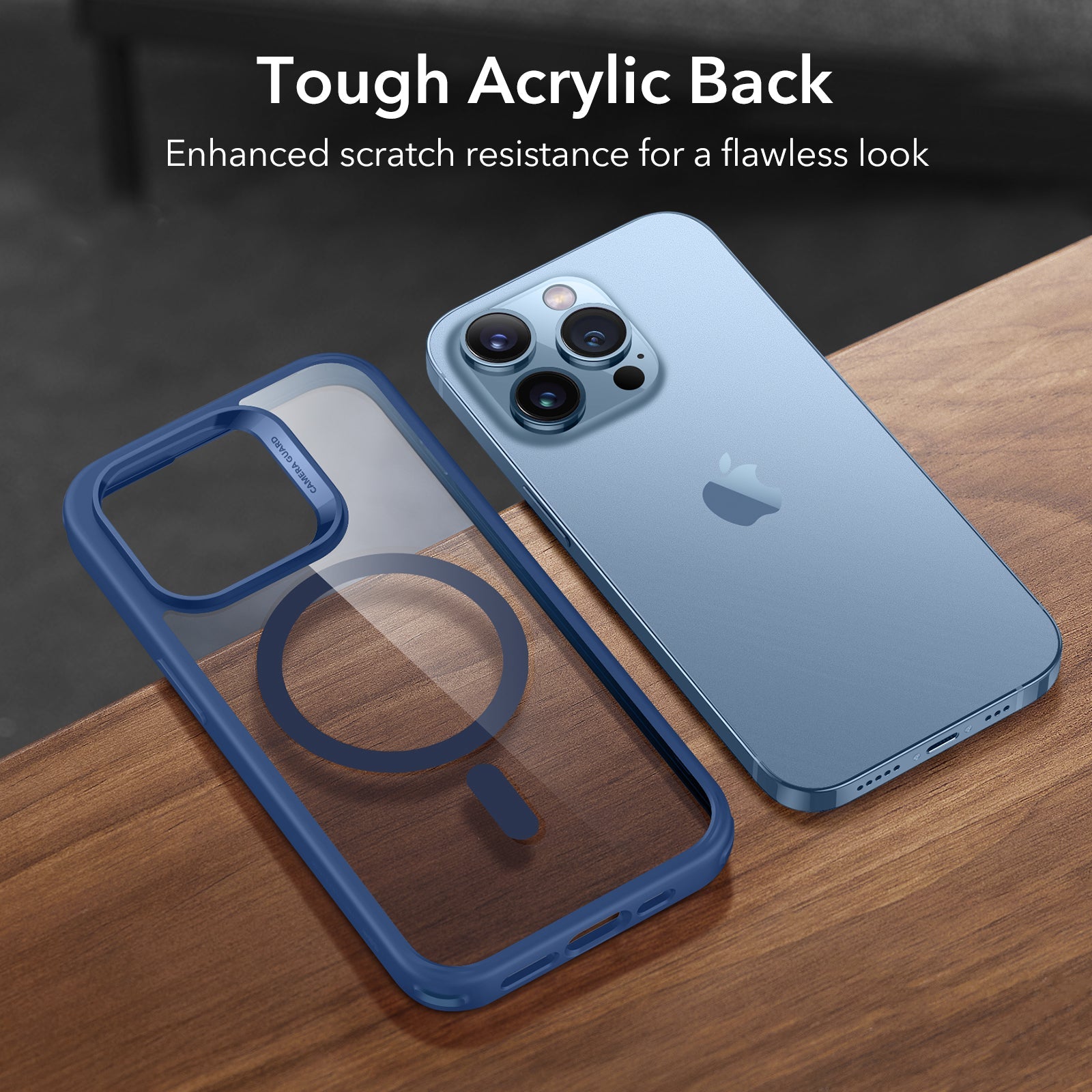 iPhone 13 Pro Classic Hybrid Case (HaloLock) - Clear Blue ESR ESR