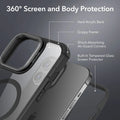 iPhone 13 Pro Max Armor Tough Case with Stash Stand (HaloLock) - Clear Black ESR ESR