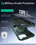 iPhone 13 Pro Max Cyber Tough Magnetic Case (Stash Stand) - Green ESR ESR