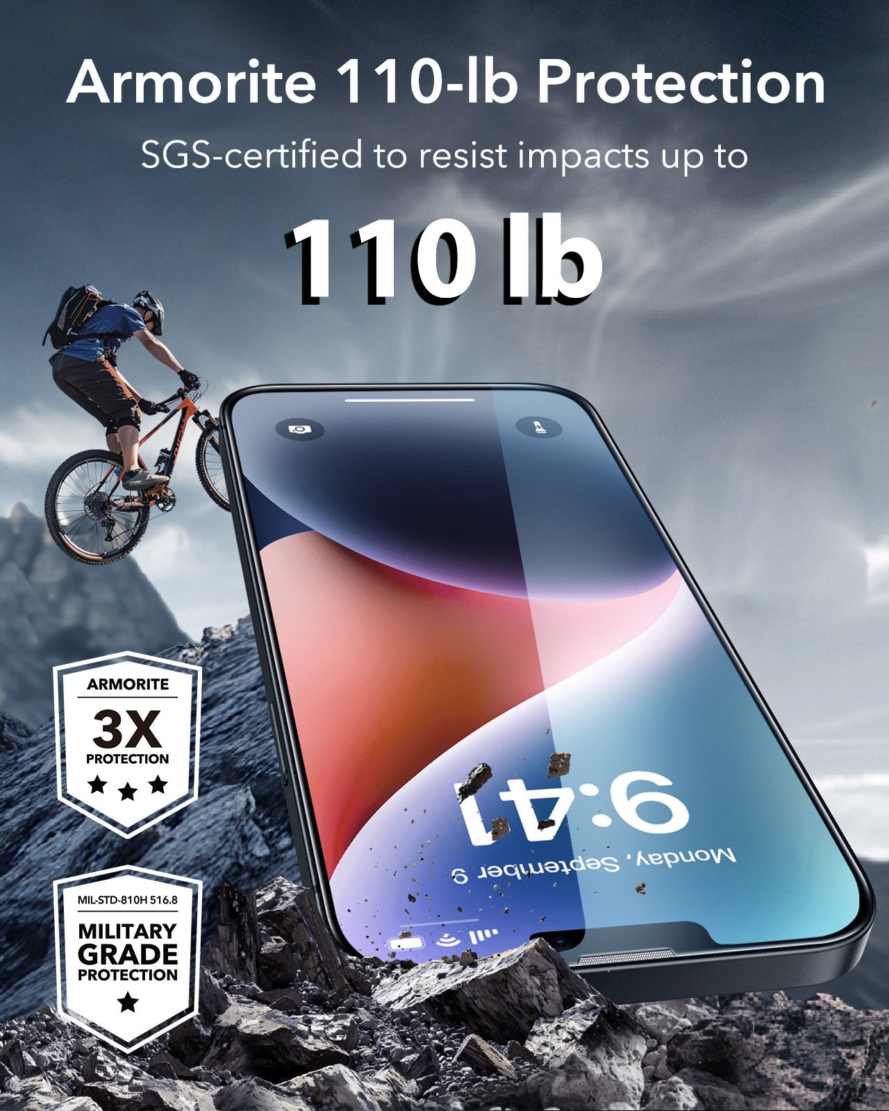 iPhone 14/13/13 Pro UltraFit Armorite Screen Protector - 3 Pack ESR ESR