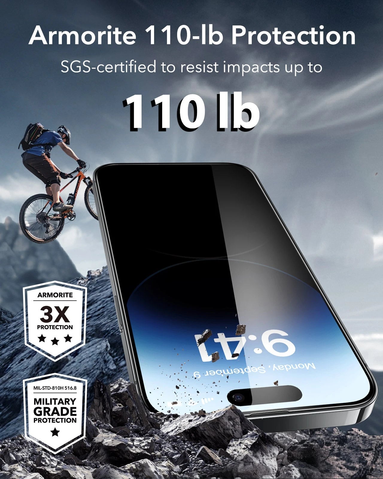 iPhone 14 Pro Max UltraFit Armorite Privacy Screen Protector - 3 Pack ESR ESR