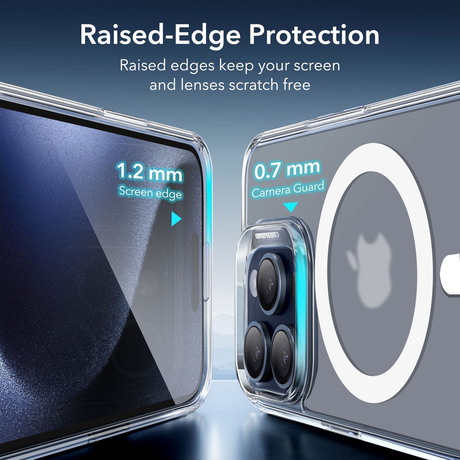 iPhone 15 Pro Classic Hybrid Case (HaloLock) - Frosted Clear ESR ESR