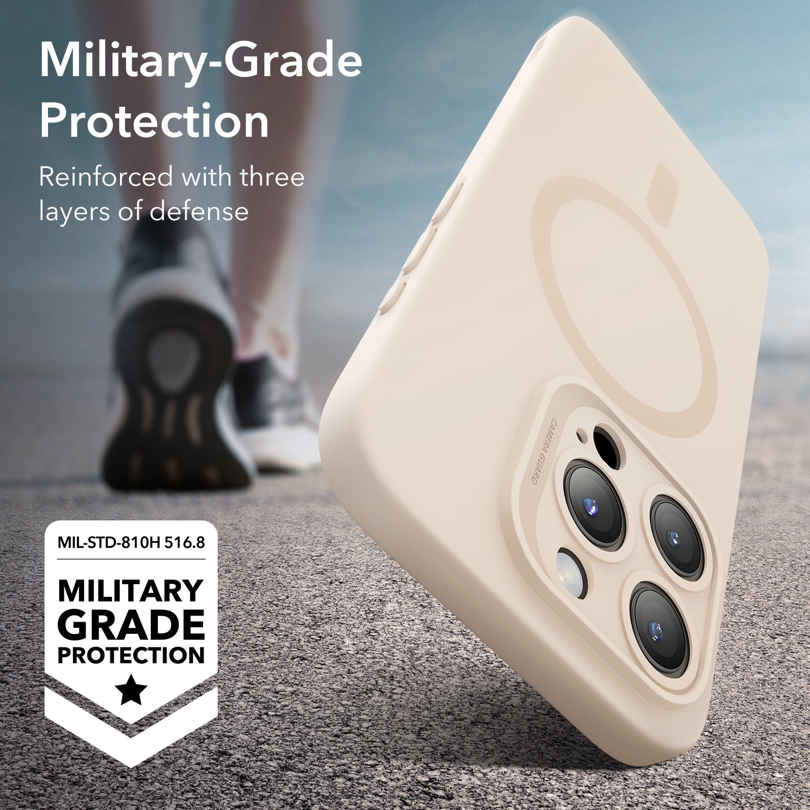 iPhone 15 Pro Max Cloud Soft Case (HaloLock) - Dark Blue ESR ESR