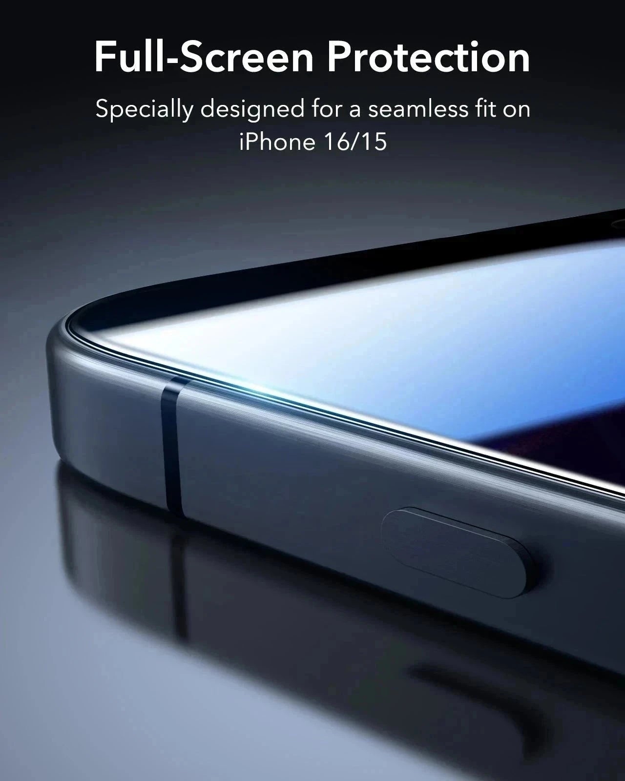 iPhone 16 Plus Classic Hybrid Magnetic Case (Camera Control) & Privacy Screen Protector Bundle - Clear ESR ESR