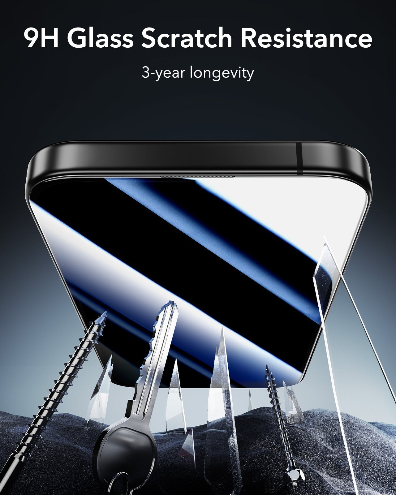 iPhone 16 Plus Classic Hybrid Magnetic Case (Camera Control) & Privacy Screen Protector Bundle - Clear ESR ESR