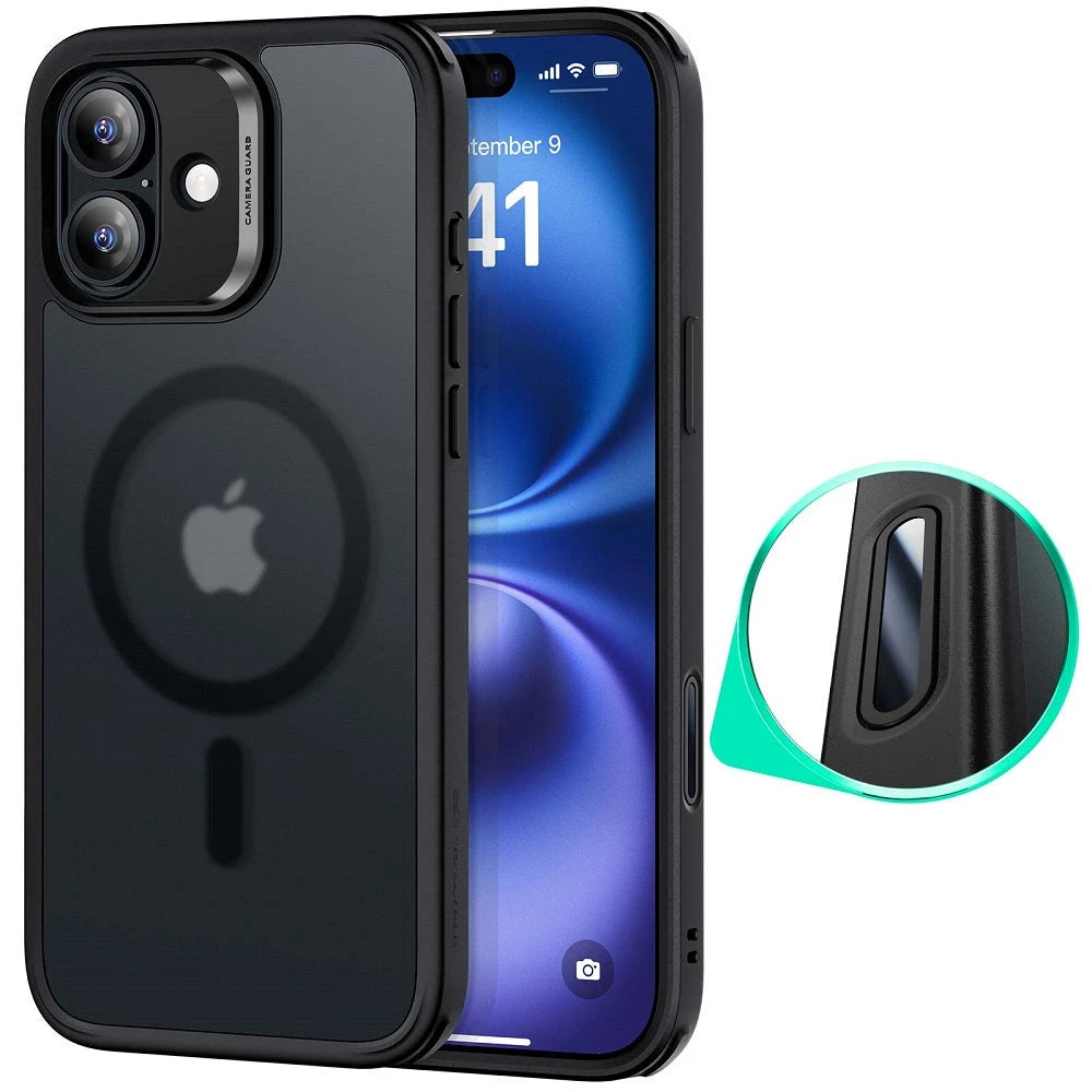 iPhone 16 Plus HaloLock Classic Hybrid Case (Camera Control) - Frosted Black ESR ESR
