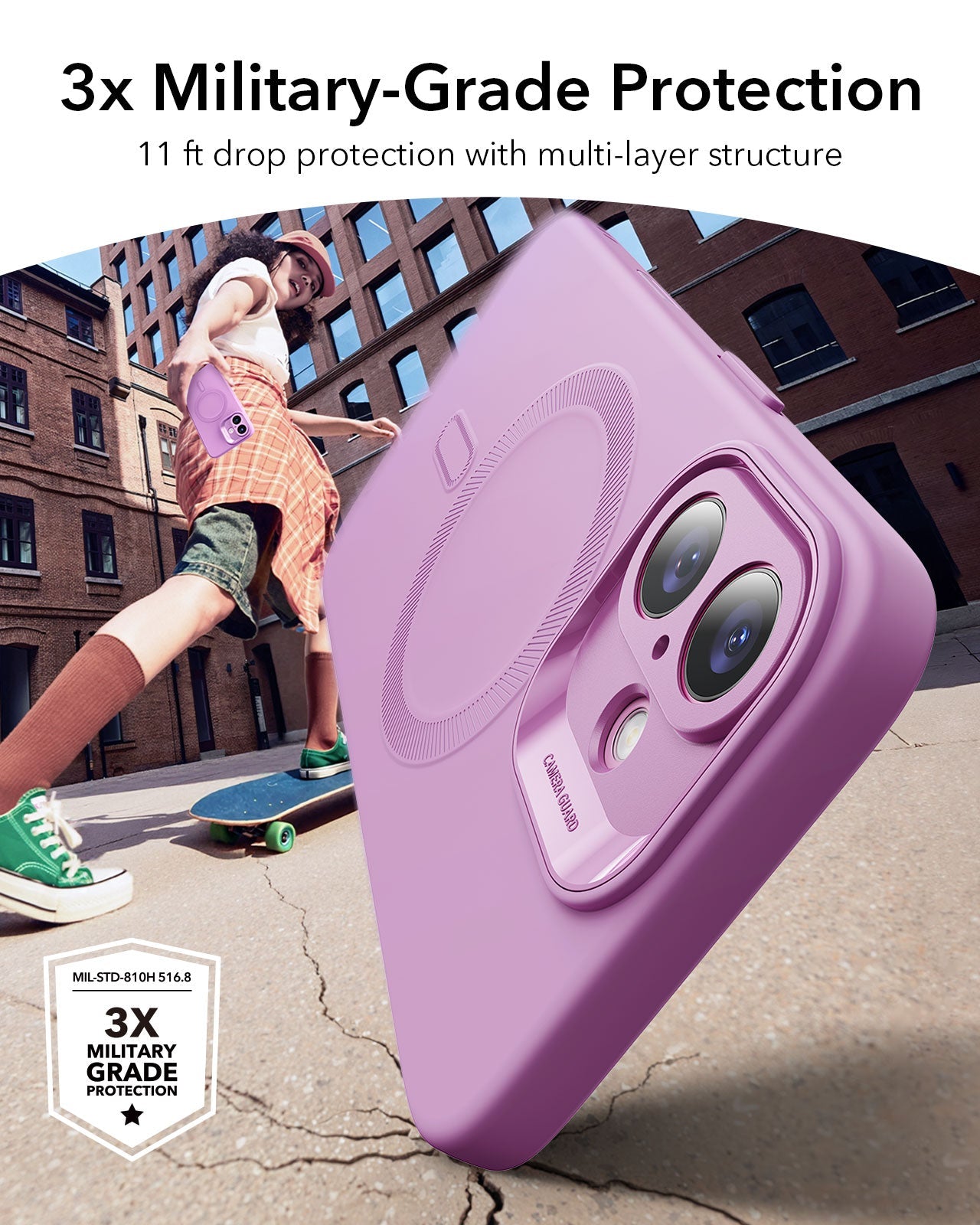 iPhone 16 Plus Cloud Soft Magnetic Case (Camera Control) - Pink ESR ESR