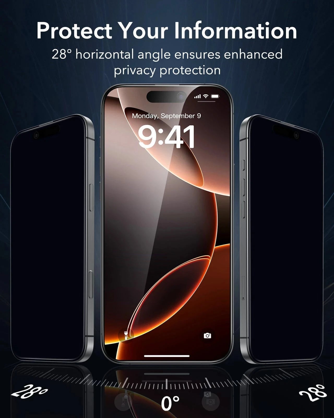 iPhone 16 Pro UltraFit Armorite Privacy Screen Protector - 3 Pack ESR ESR