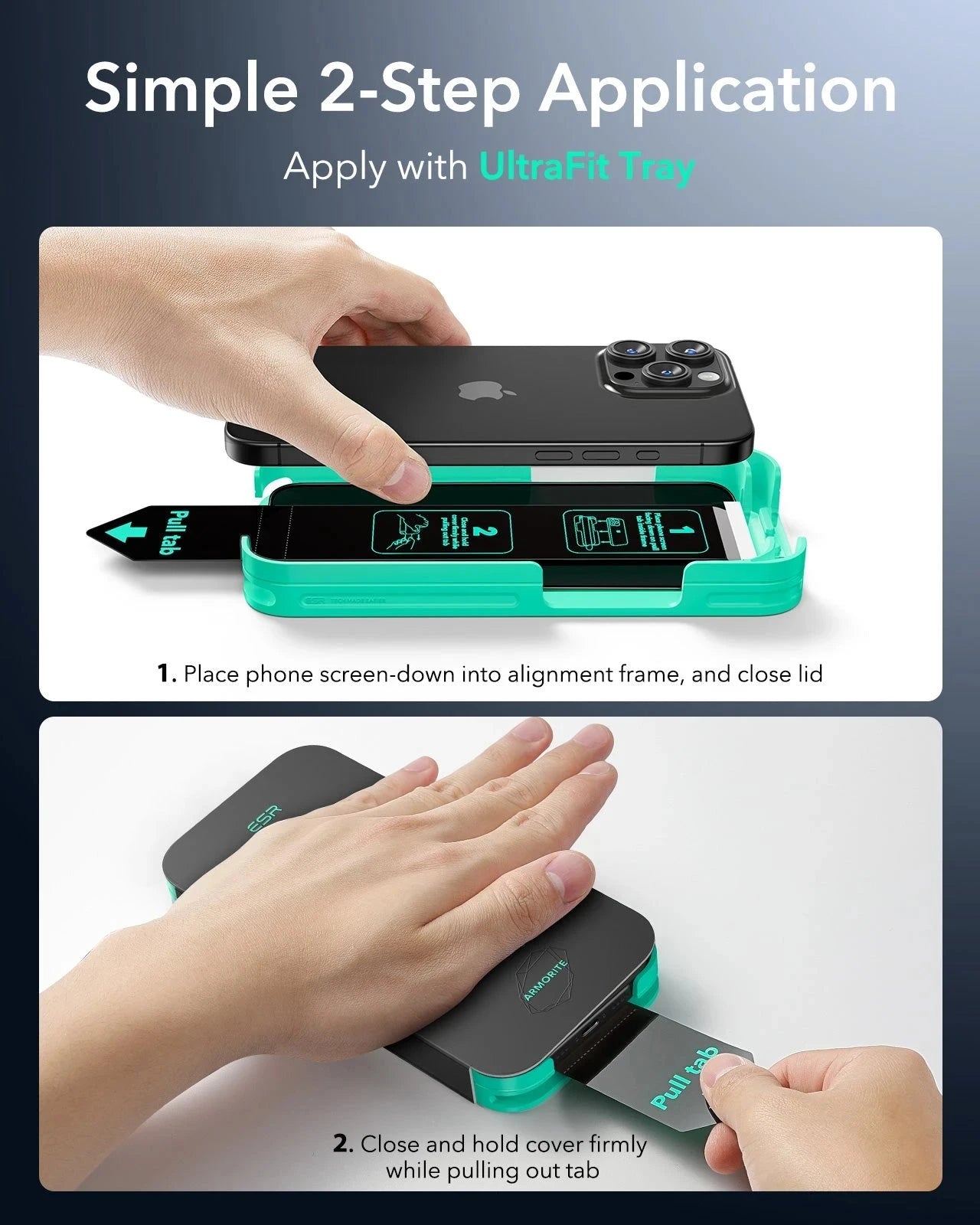 iPhone 16 Pro UltraFit Armorite Privacy Screen Protector - 3 Pack ESR ESR