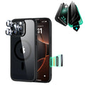 iPhone 16 Pro Classic Hybrid Magnetic Case (Camera Control) & Privacy Screen Protector Bundle - Clear Black ESR ESR