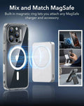 iPhone 16 Pro Classic Hybrid Magnetic Case (Camera Control) & Privacy Screen Protector Bundle - Clear ESR ESR
