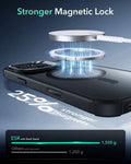 iPhone 16 Pro Armor Tough Magnetic Case (Camera Control, Stash Stand) - Clear Black(复制) ESR ESR