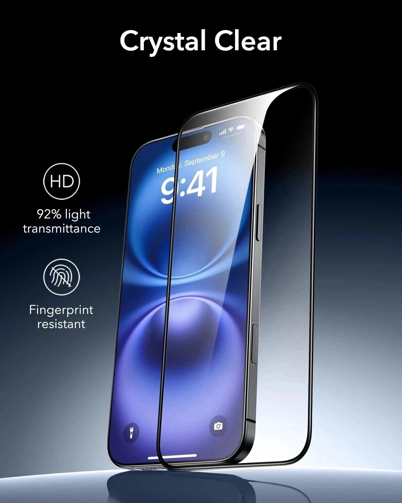 iPhone 16 Pro Max Cyber Tough Magnetic Case Protection Bundle (Camera Control, Stash Stand) - Black ESR ESR