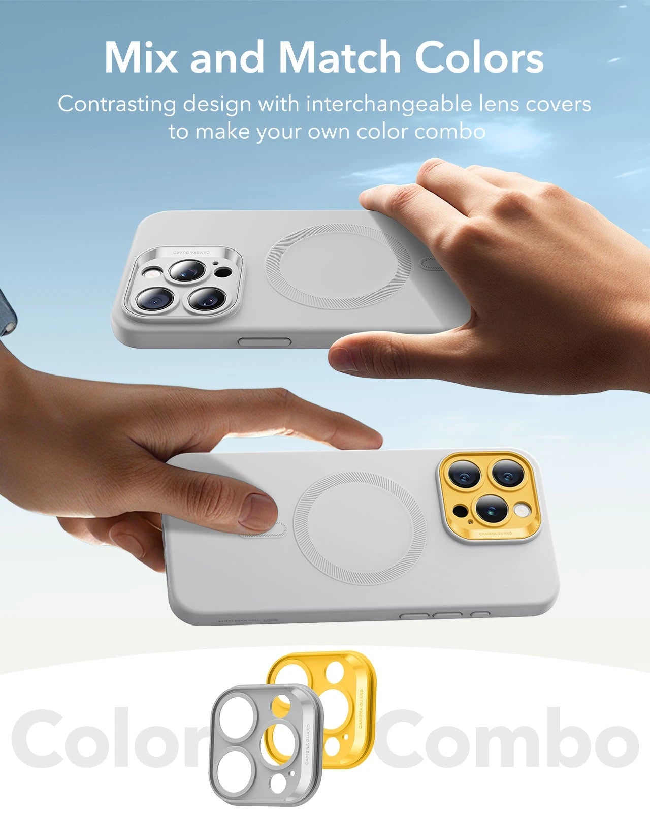 iPhone 16 Pro Max Cloud Soft Magnetic Case (Camera Control) - Grey ESR ESR