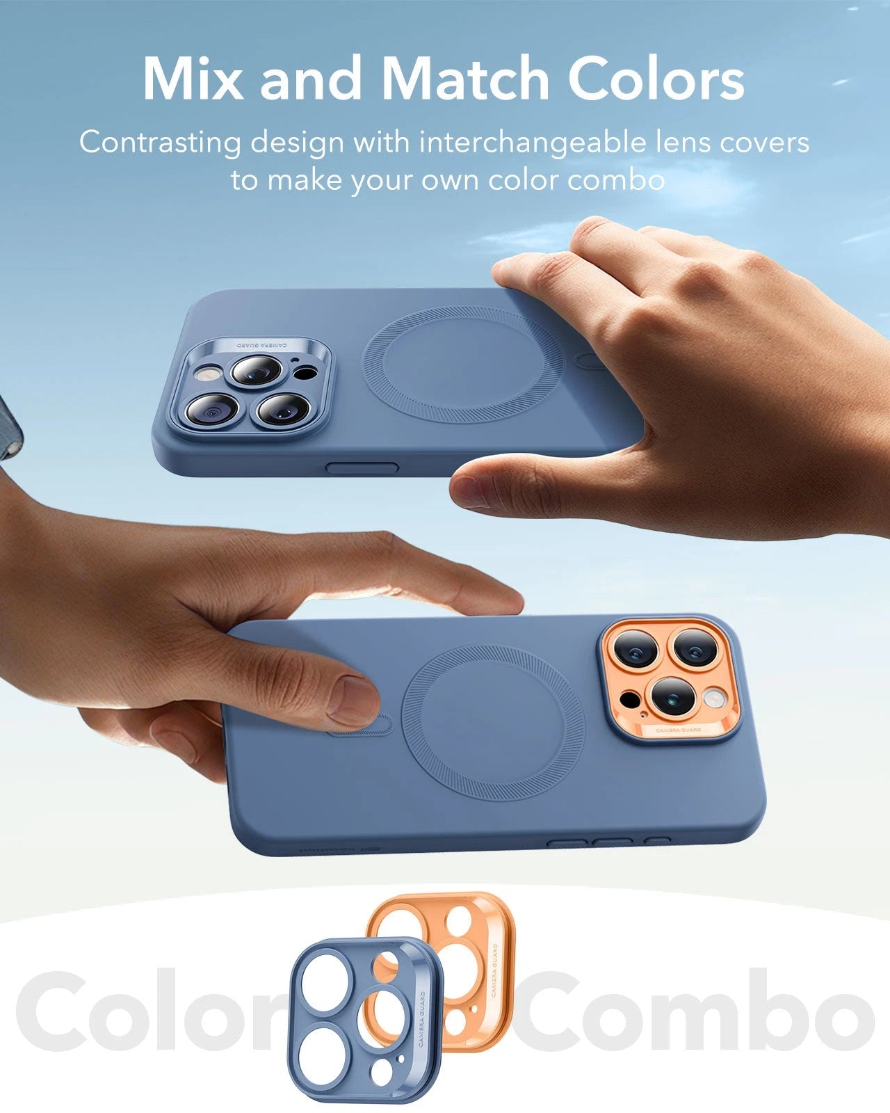 iPhone 16 Pro Cloud Soft Magnetic Case (Camera Control) - Light Blue ESR ESR