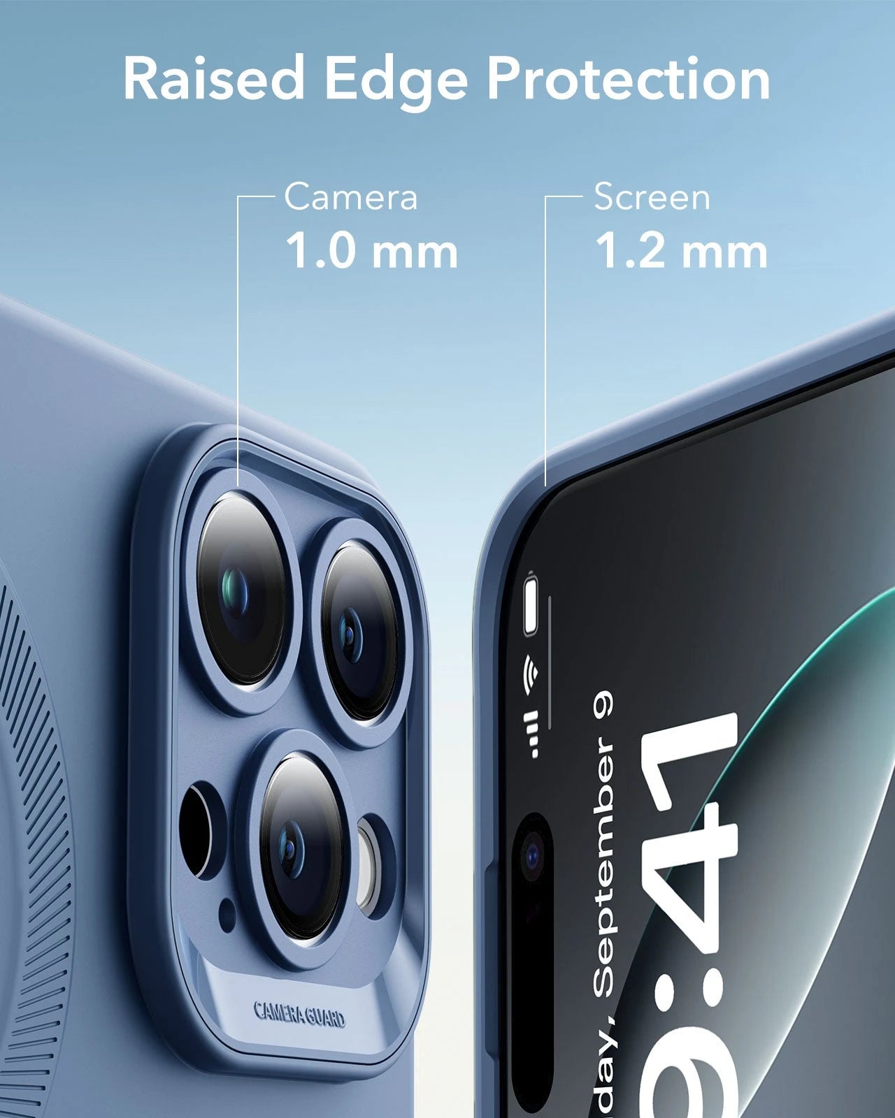 iPhone 16 Pro Cloud Soft Magnetic Case (Camera Control) - Light Blue ESR ESR