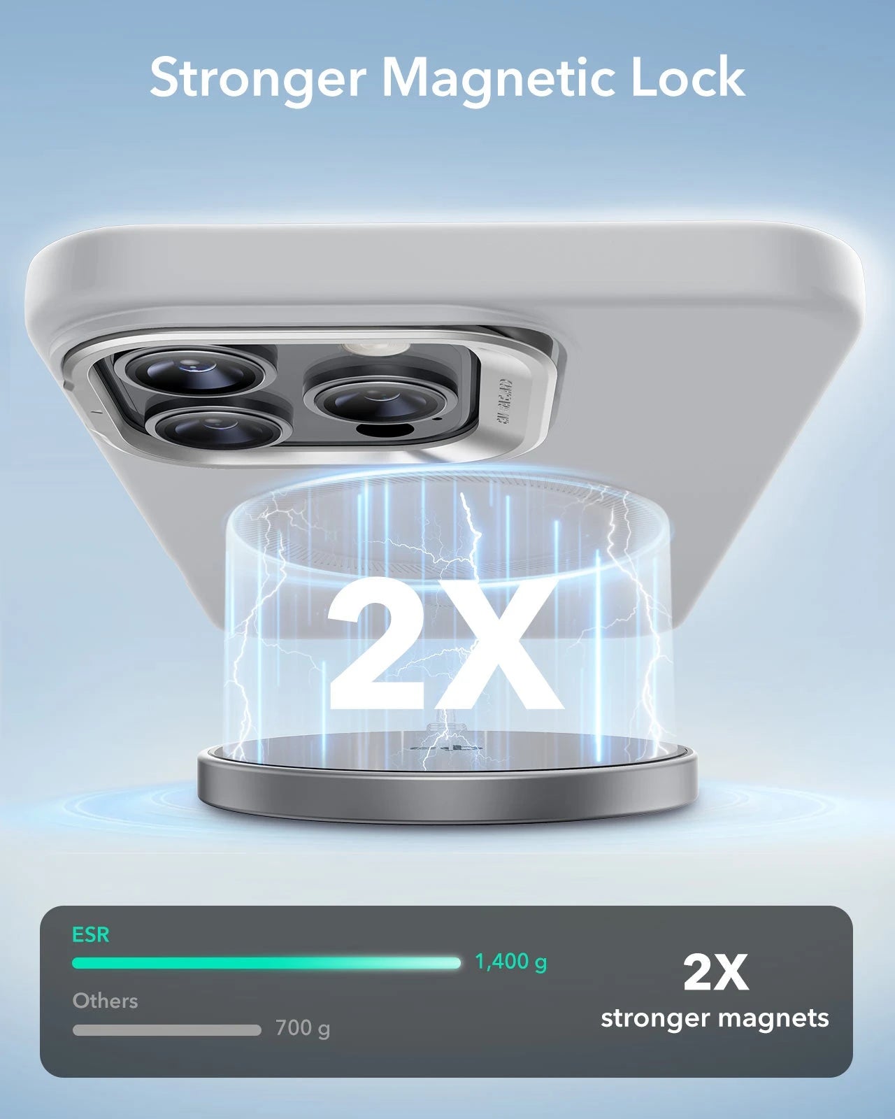 iPhone 16 Pro Cloud Soft Magnetic Case (Camera Control, Stash Stand) - Grey ESR ESR