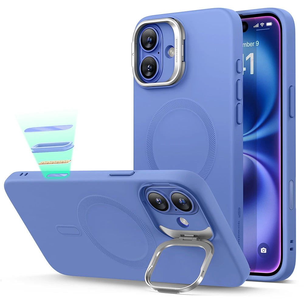 iPhone 16 Cloud Soft Magnetic Case (Camera Control, Stash Stand) - Ultramarine ESR ESR
