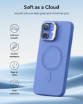 iPhone 16 Cloud Soft Magnetic Case (Camera Control, Stash Stand) - Ultramarine ESR ESR