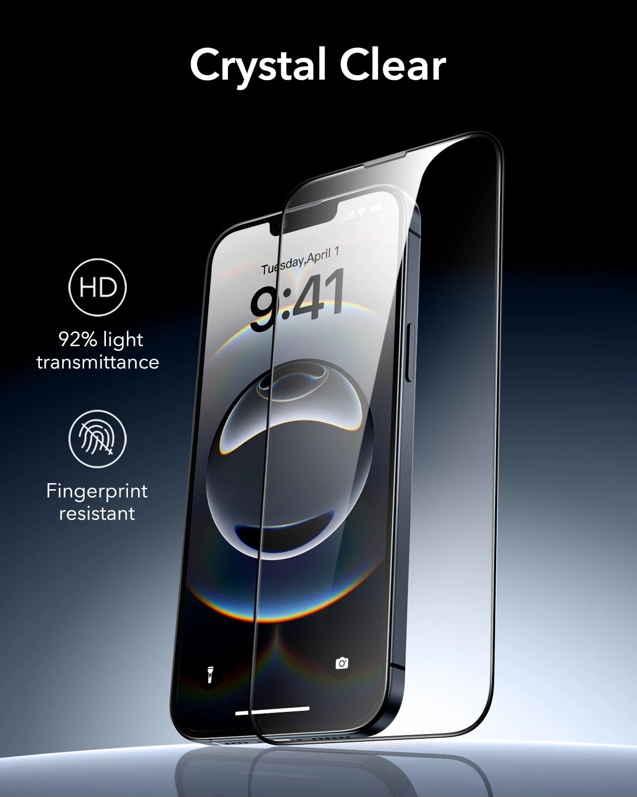 iPhone 16e HaloLock Cyber Tough Case Protection Bundle - Black - ESR