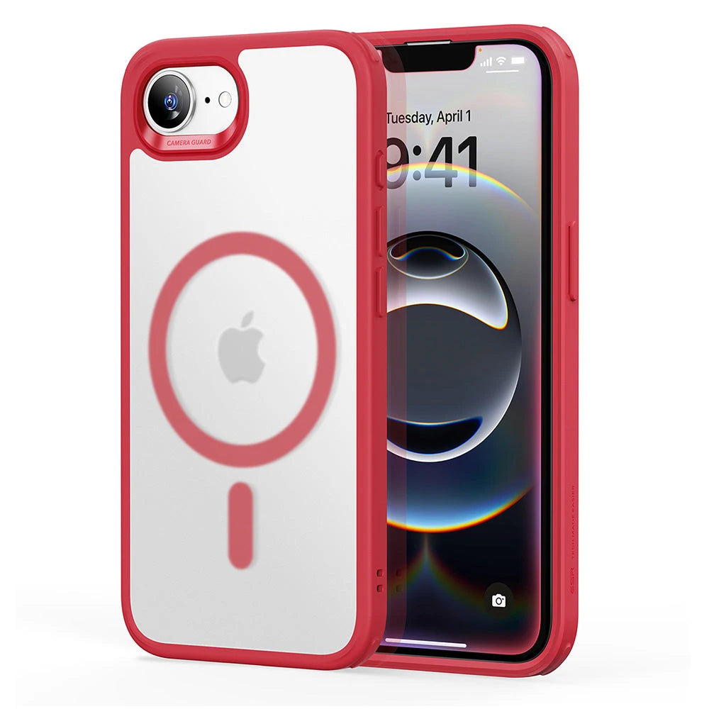 iPhone 16e HaloLock Classic Hybrid Case - Frosted Red ESR ESR