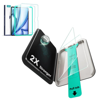 iPad Air 11" (2025) Paper-Feel Tempered-Glass Screen Protector Set - 2 Paper-Feel Tempered-Glass + 2 UltraFit Classic ESR ESR