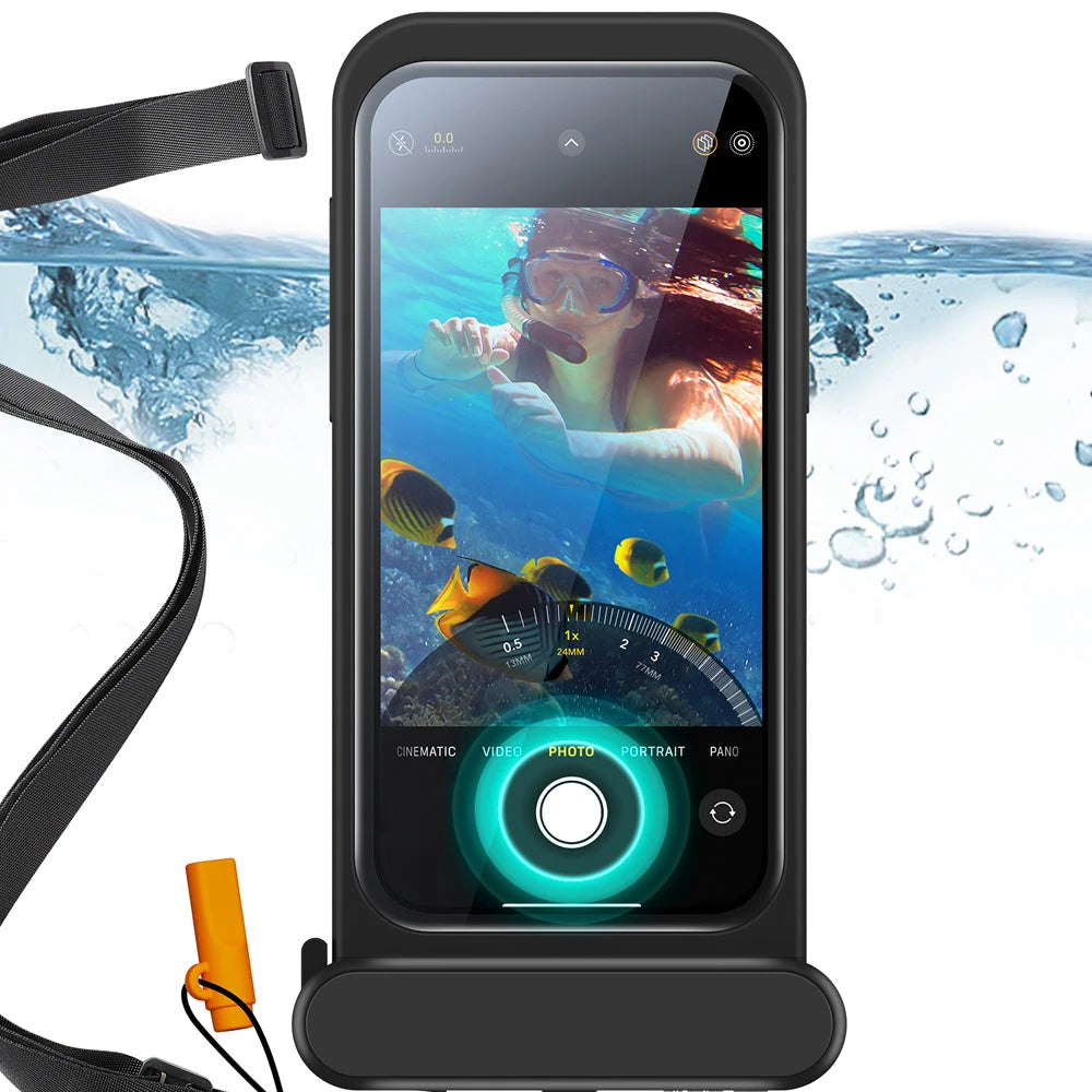 iPhone 15 Pro Max/14 Pro Max Waterproof Phone Pouch Pro - Black iPhone 15 Pro Max/14 Pro Max Waterproof Phone Pouch Pro - Black