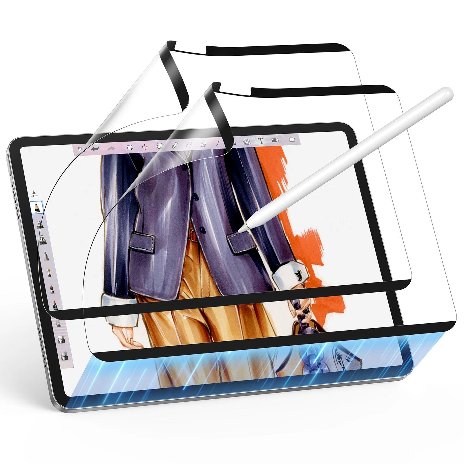 iPad Air 13" (2025) Paper-Feel Magnetic Screen Protector - 2 Pack ESR ESR