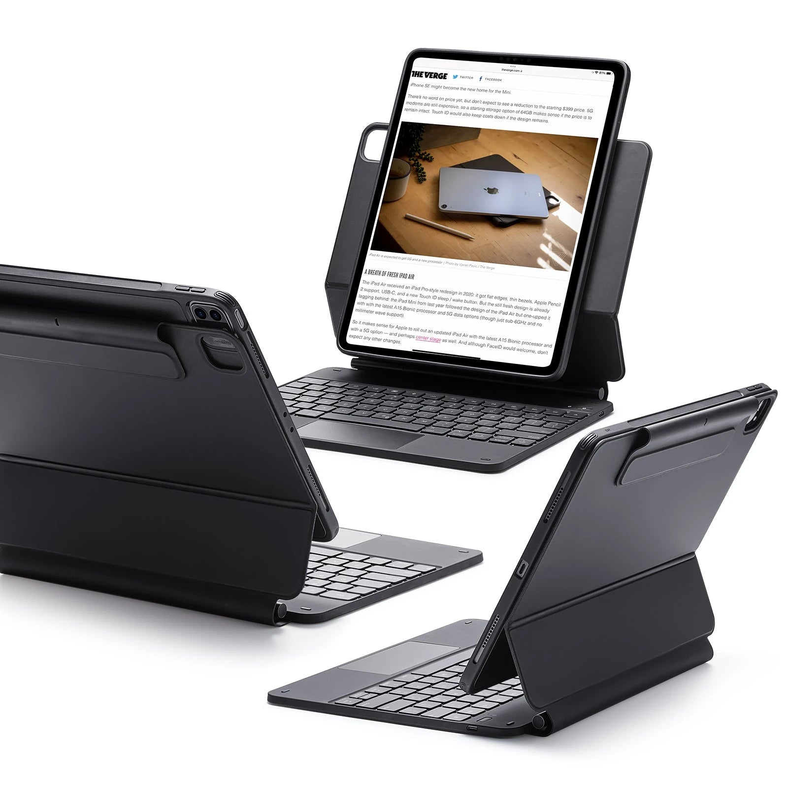Black Keyboard Case 360 for iPad Pro (6th/5th/4th/3rd Gen)|ESR