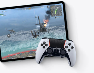 An iPad Air showcasing _Call of Duty_ Warzone__yyth