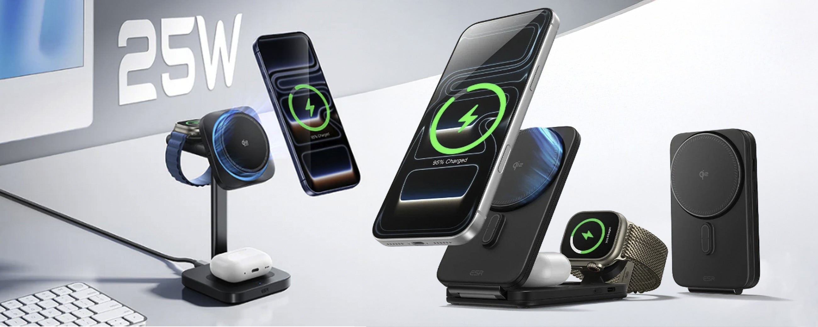 Testbericht zum transparenten Qi2.2-Ladegerät: Schnelle 25-W-3-in-1-Qi2.2-Ladestation