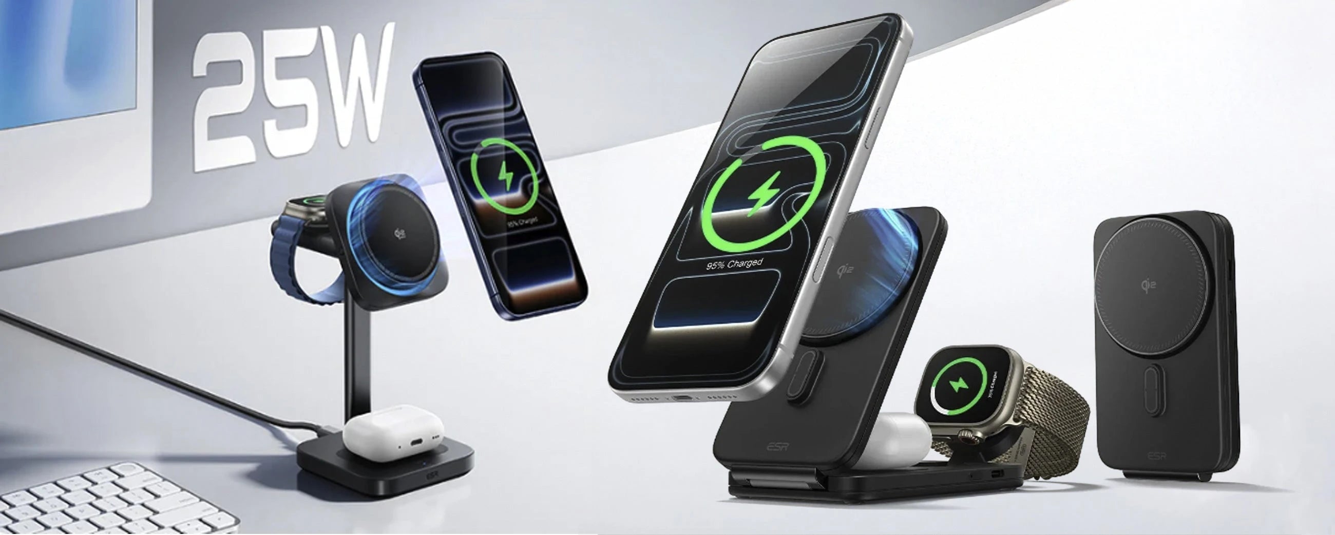 Test du chargeur transparent Qi2.2 : station de charge sans fil Qi2.2 3-en-1 rapide de 25 W