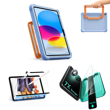 iPad 11" (A16) 2025 Kinder All-in-One Set - Sky Blue