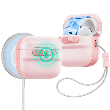 AirPods 5 Pulse FlickLock Magnetic Case - Pink