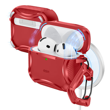 AirPods 5 Cyber Tough Magnet-Hülle - Red