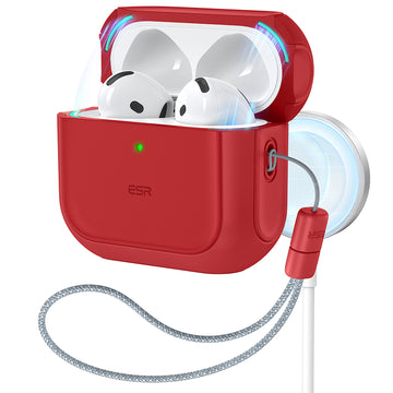 AirPods 5 Orbit Hybrid Magnetic Case - Red