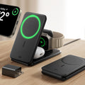 15W 3-in-1 Travel Wireless Charging Set - Black - US Plug ESR ESR