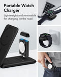 15W 3-in-1 Travel Wireless Charging Set (Bag Included) - White - UK Plug ESR ESR
