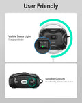 15W 3-in-1 Wireless Charging Station with CryoBoost (HaloLock) & AirPods Pro 3 Cyber FlickLock Case Bundle - Black - US Plug ESR ESR