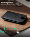 15W 3-in-1 Wireless Charging Station with CryoBoost (HaloLock) and Wallet Stand Bundle - Black - US Plug ESR ESR