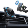 15W CryoBoost Car Charger and 25W Foldable 3-in-1 Charger Bundle - US Plug–Black