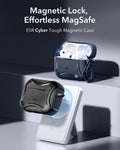 25W CryoBoost 3-in-1 Magnetic Charger (Qi2) and AirPods Pro 3 Cyber Tough Case Bundle - US Plug–White ESR ESR