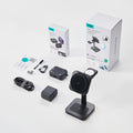 25W CryoBoost 3-in-1 Magnetic Charger (Qi2) and AirPods Pro 3 Cyber Tough Case Bundle - US Plug–White