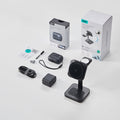 25W CryoBoost 3-in-1 Magnetic Charger (Qi2) and AirPods Pro 3 Pulse FlickLock Case Bundle - US Plug–White
