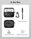 25W CryoBoost Foldable 3-in-1 Magnetic Charger and AirPods Pro 3 Cyber FlickLock Case Bundle– EU Plug-Black ESR ESR