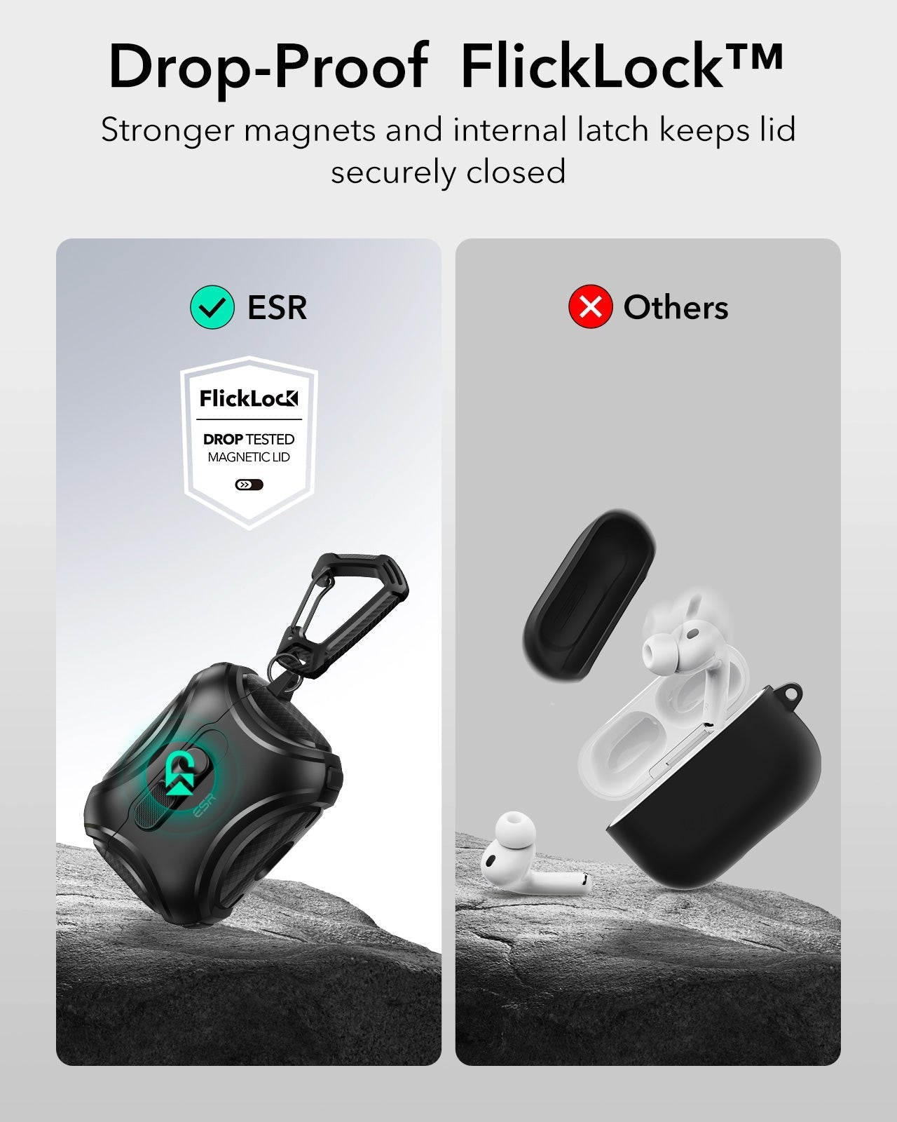25W 3-in-1 Foldable Charger & AirPods Pro 3 FlickLock Case | ESR
