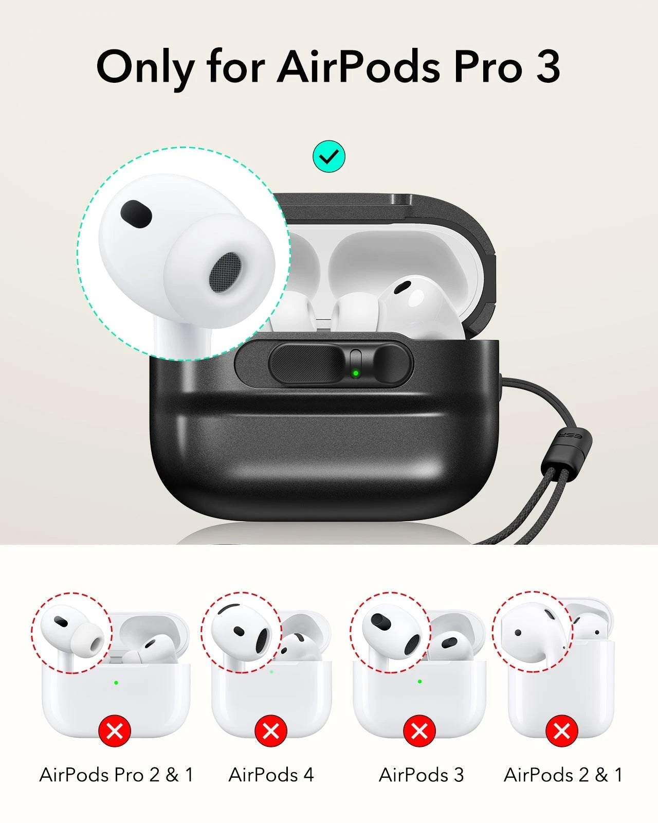 AirPods Pro 3 Pulse Case & 3-in-1 Foldable Wireless Phone Charger