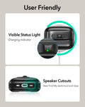 25W CryoBoost Foldable 3-in-1 Magnetic Charger and AirPods Pro 3 Pulse FlickLock Case Bundle – EU Plug-Black ESR ESR